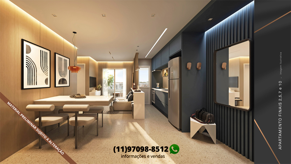 Interior Decorado - Dormitório